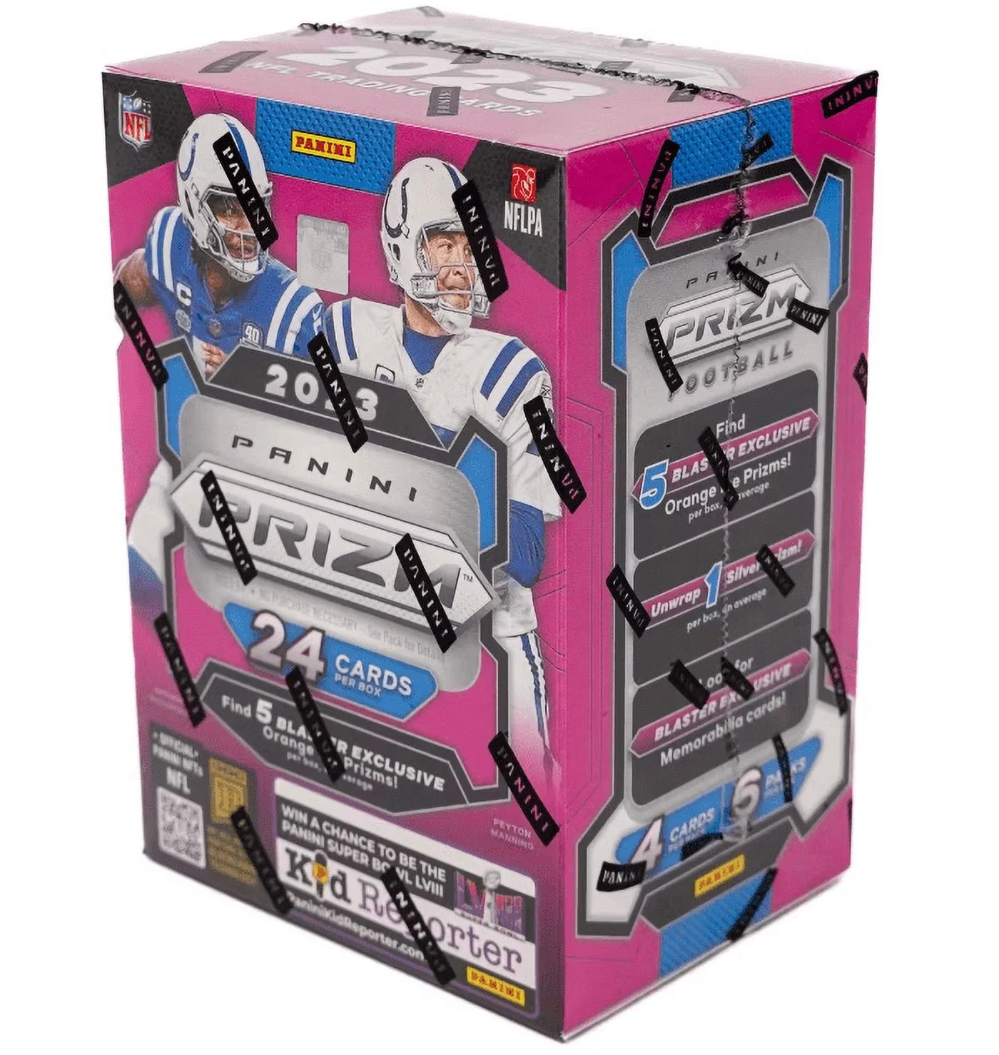 2023 Panini Prizm Football Hobby Exclusive Blaster Box (Orange Ice Prizms)