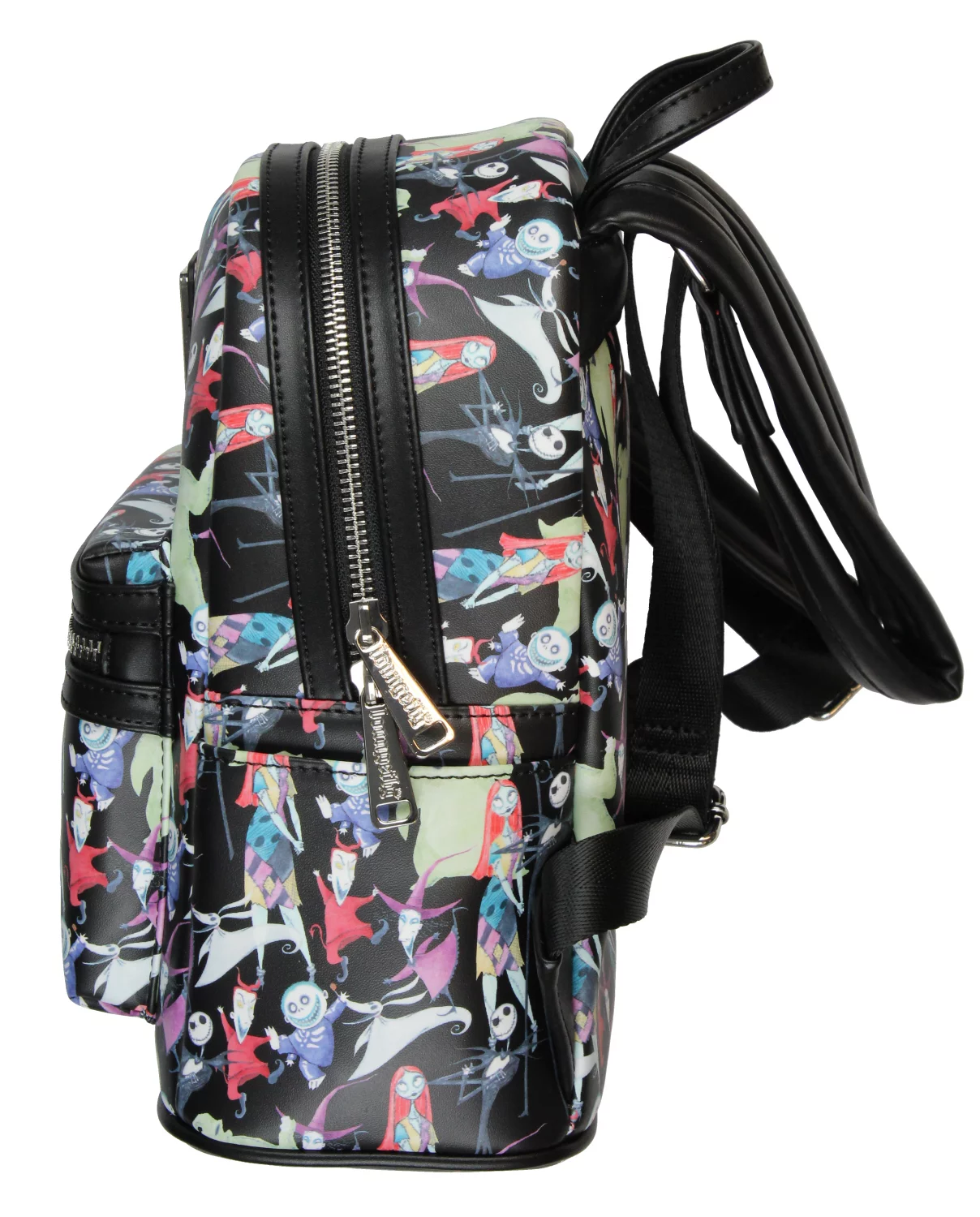 The Nightmare Before Christmas Allover Watercolor Character Print Mini Backpack