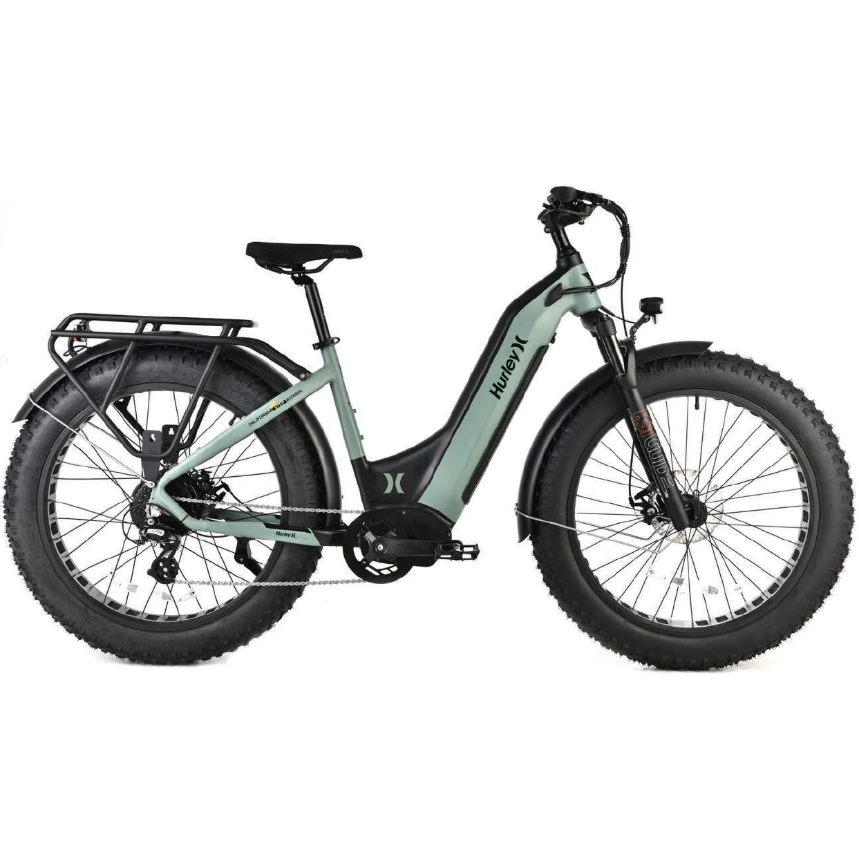 Hurley Bikes Swell 16-inch Electric Bike, Green