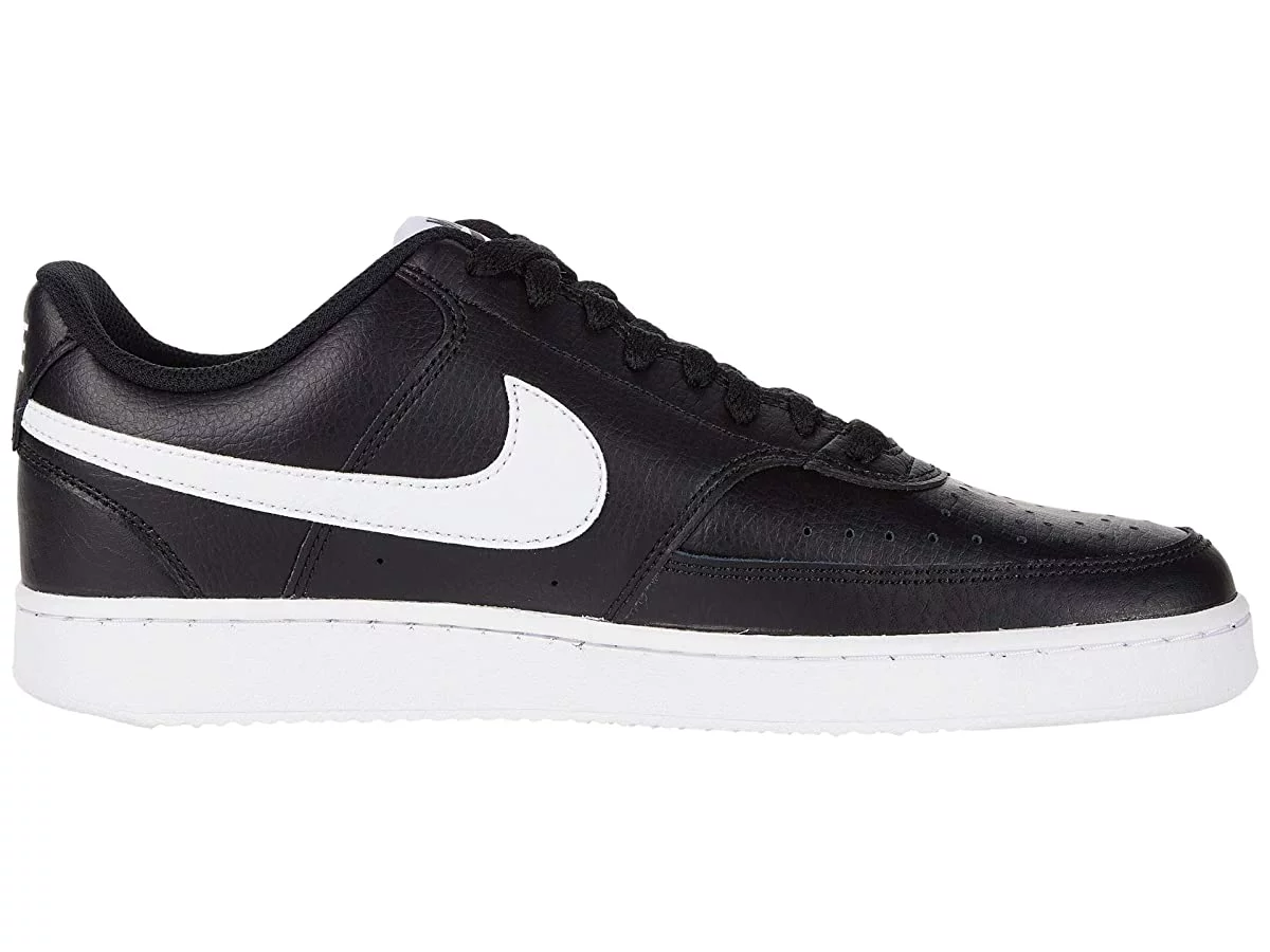 Big Kids and Mens Nike Court Vision Low Black/White (CD5463 001) - 12