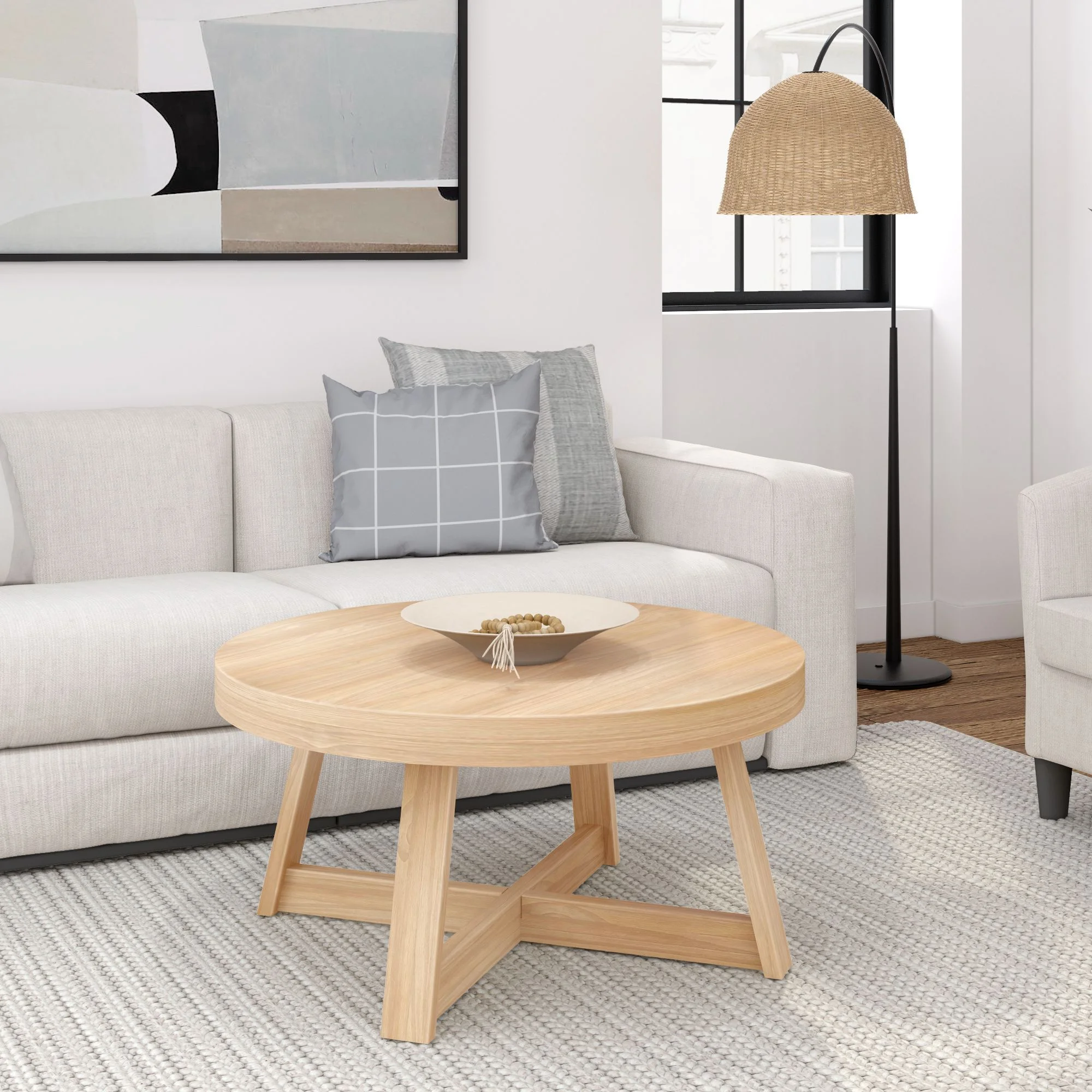 Plank+Beam Classic Round Coffee Table, 36