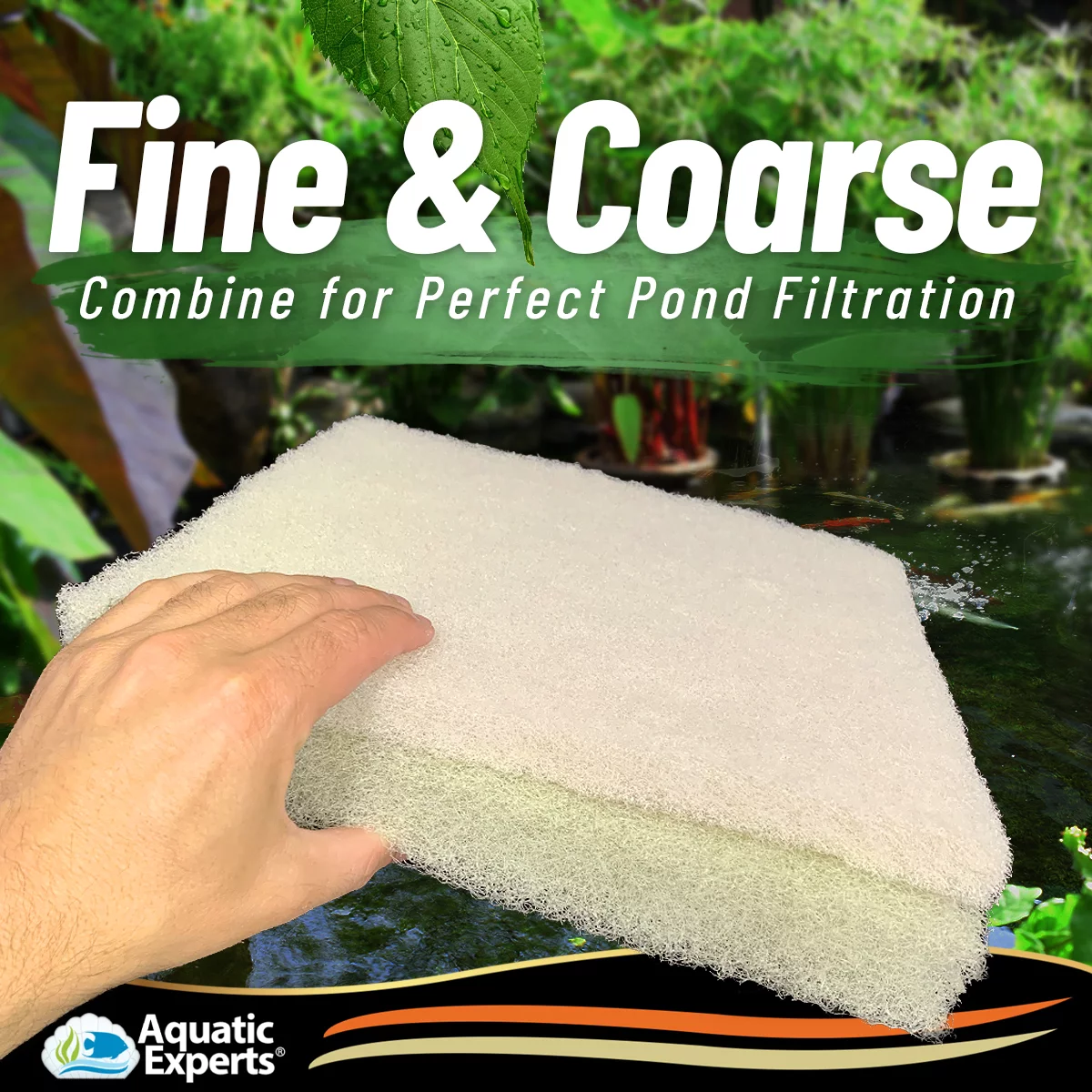 Aquatic Experts - Pond Filter Pad Bundle, 12