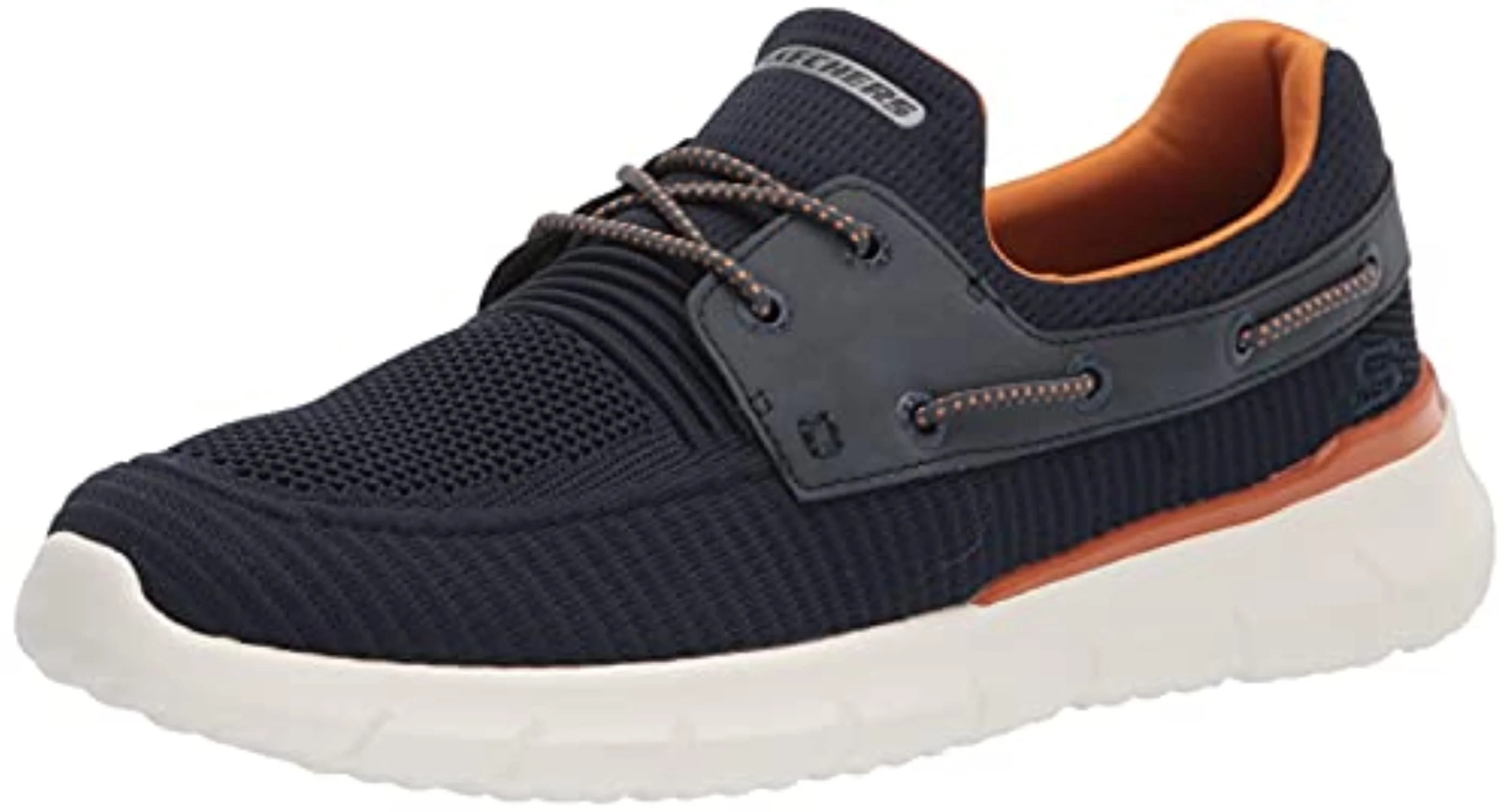 Skechers: DEL-RETTO - CLEAN SLATE (210237) / Knitted Boat Style Slip-On