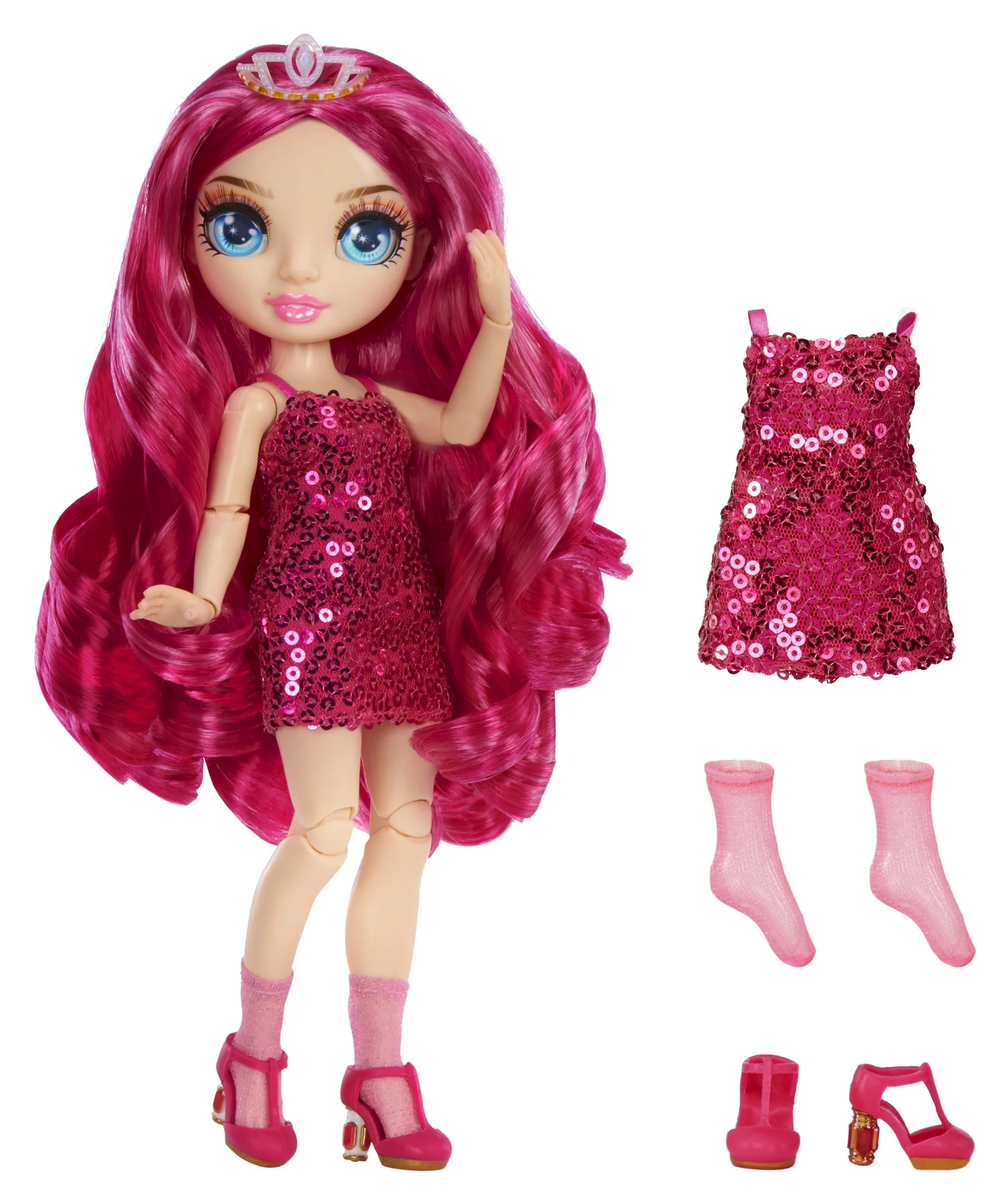 Rainbow High Stella 2 Pack, Pink Fashion Dolls, Pink Hair, 9in Jr High Dolls, Walmart Exclusive