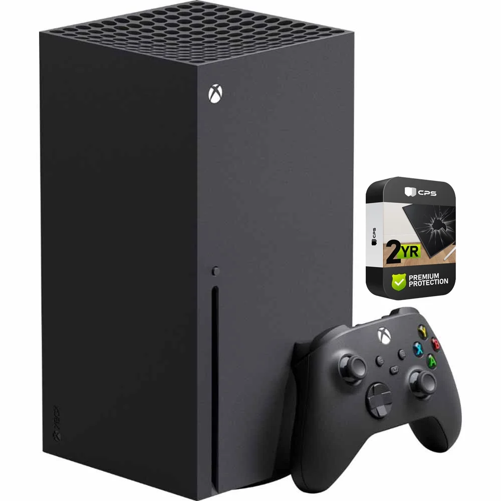 Microsoft RRT-00001 Xbox Series X 1TB SSD Bundle with 2 YR CPS Enhanced Protection Pack