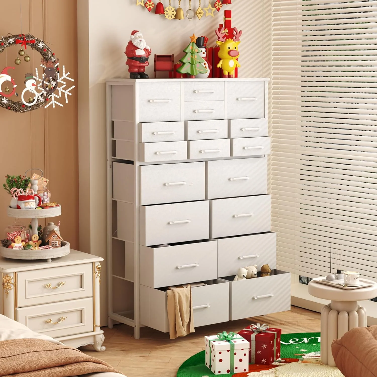 HOMEFORT 18 Drawer Dresser for Bedroom, 57