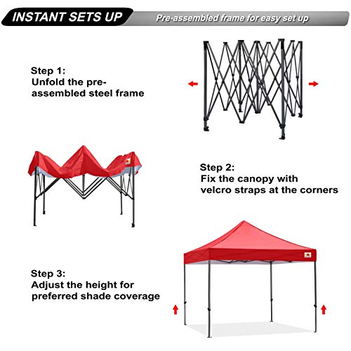 ABCCANOPY Patio Pop Up Canopy Tent Commercial-Series