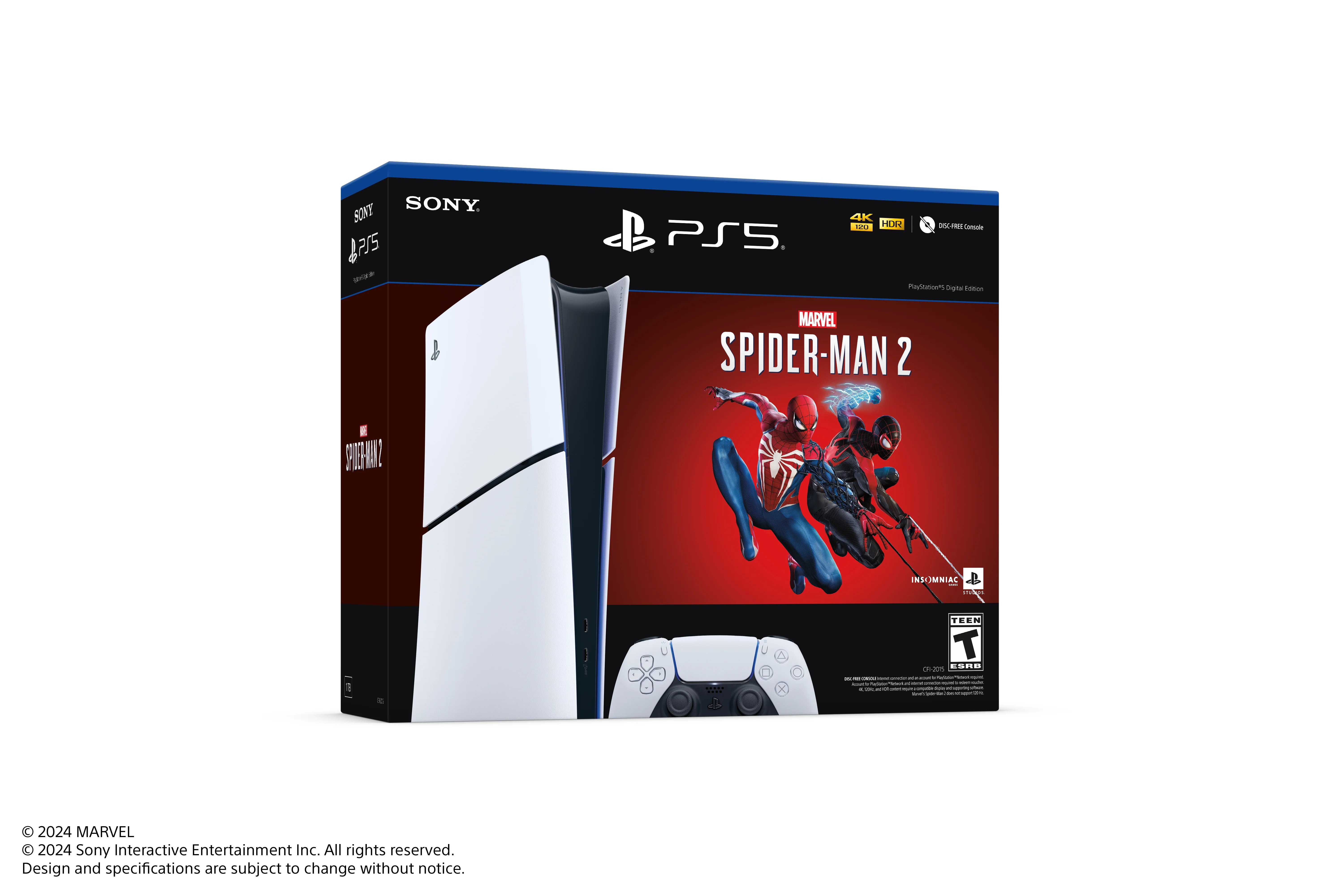 Playstation 5 Digital Console Slim - Marvel's Spider-Man 2 Bundle