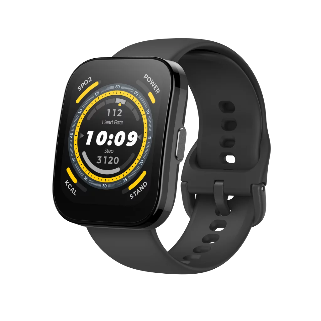 Amazfit Bip 5 Smart Watch with Ultra Large Screen & Bluetooth Calling – Soft Black