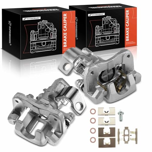 A-Premium Disc Brake Caliper Assembly with Bracket Compatible with Select Honda and Acura Models - Civic 2006-2015, ILX 2013-2018, CSX 2006-2011 - Rear Right Passenger Side