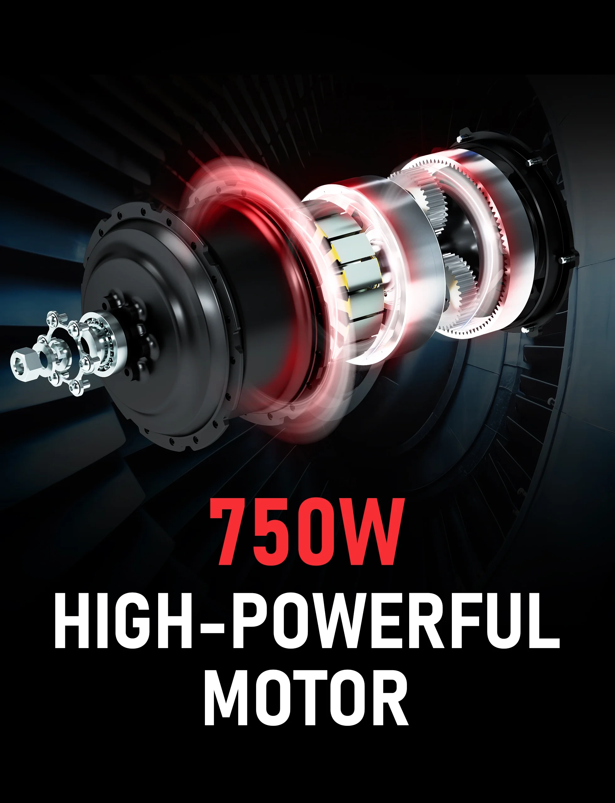 Hipeak 750W Folding Electric Bike for Adults Up to 60 Miles 48V 15Ah Ebike 20