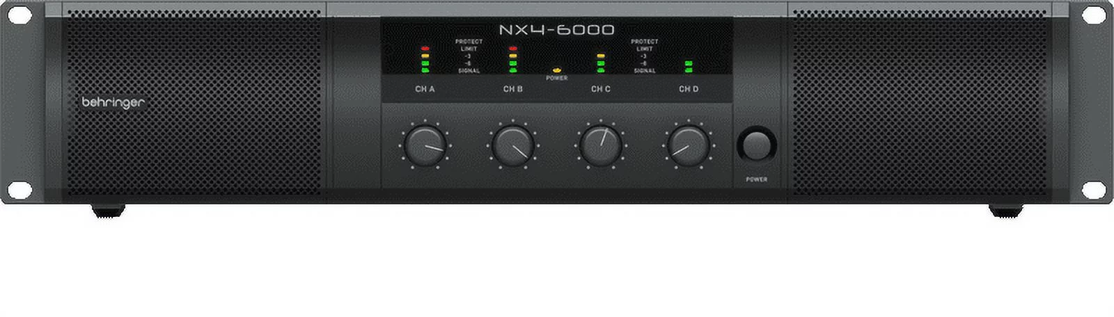 Behringer NX4-6000 Lightweight 4-Channel 6000W Class-D Power Amplifier