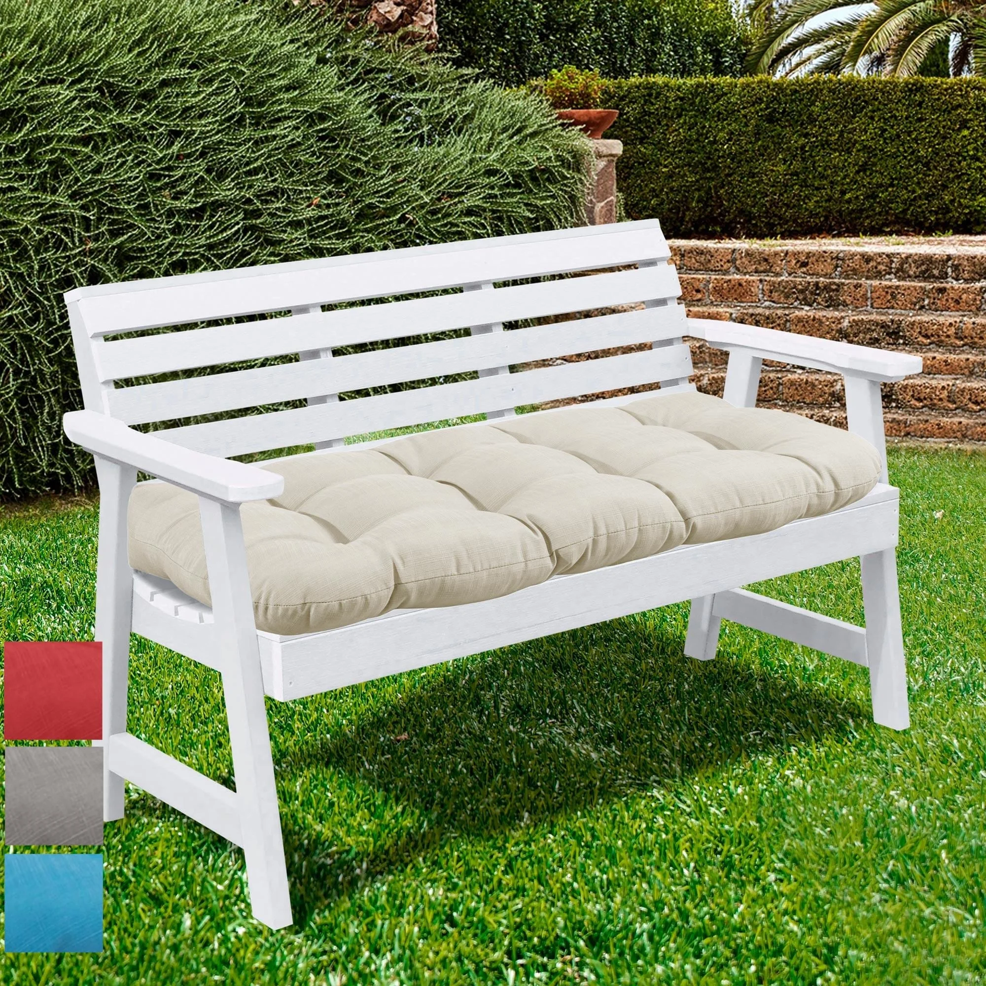 Outdoor Loveseat Cushion Red