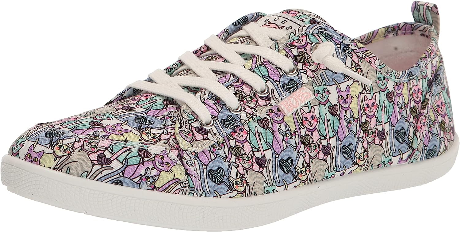 Skechers Bobs B Cute Knitting Hearts Canvas Sneaker