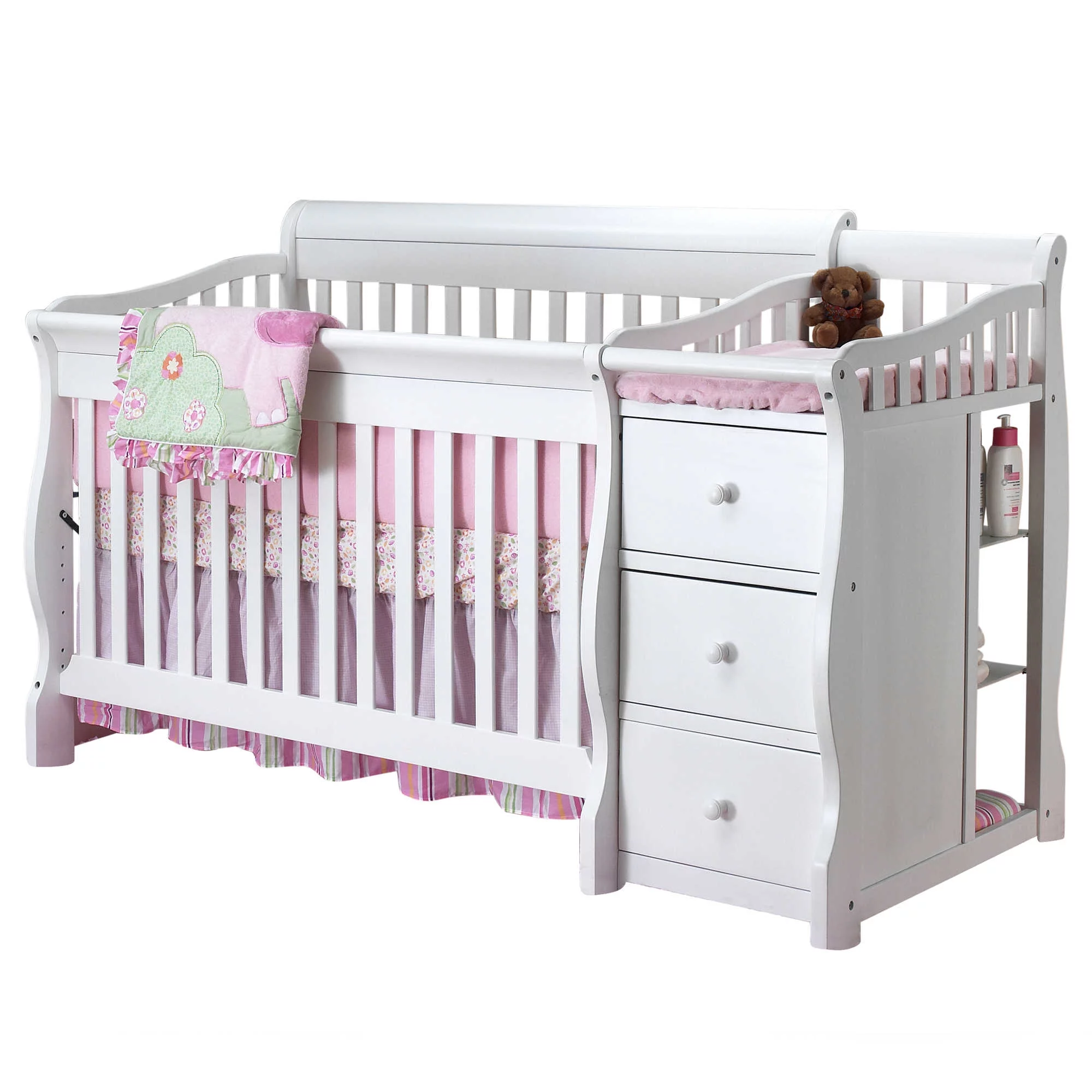 Sorelle Princeton Elite Crib and Changer in White