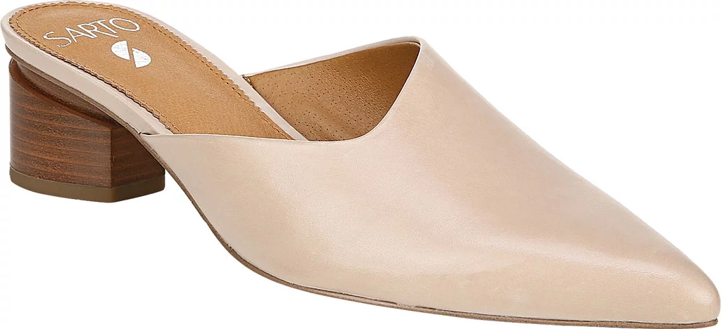 Sarto Franco Sarto Womens Visa Leather Slip On Mules
