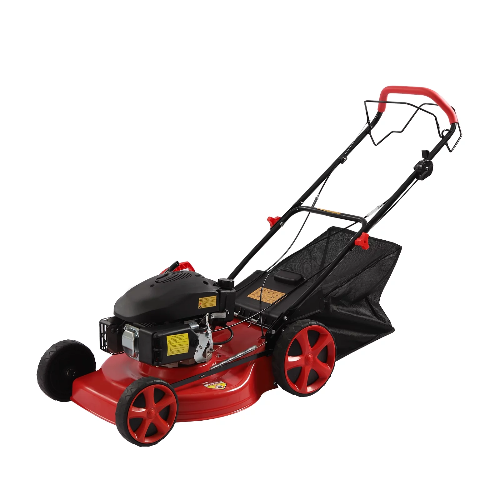 140cc High Wheel FWD Gas Walk Behind Self Propelled Lawn Mower 1.6L 20.5 in Cutting Width