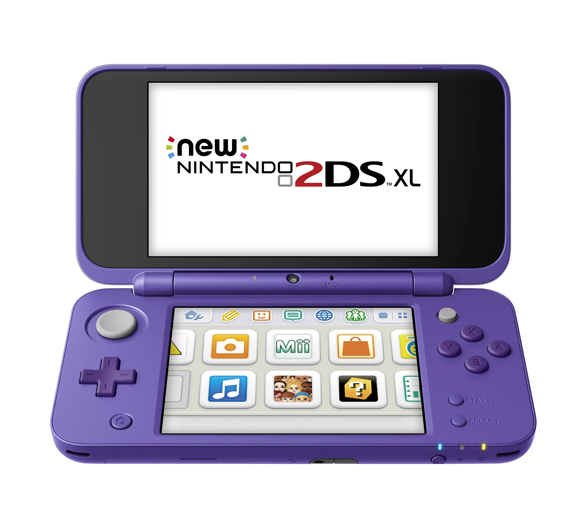 New Nintendo 2DS XL System w/ Mario Kart 7 Pre-installed, Purple & Silver