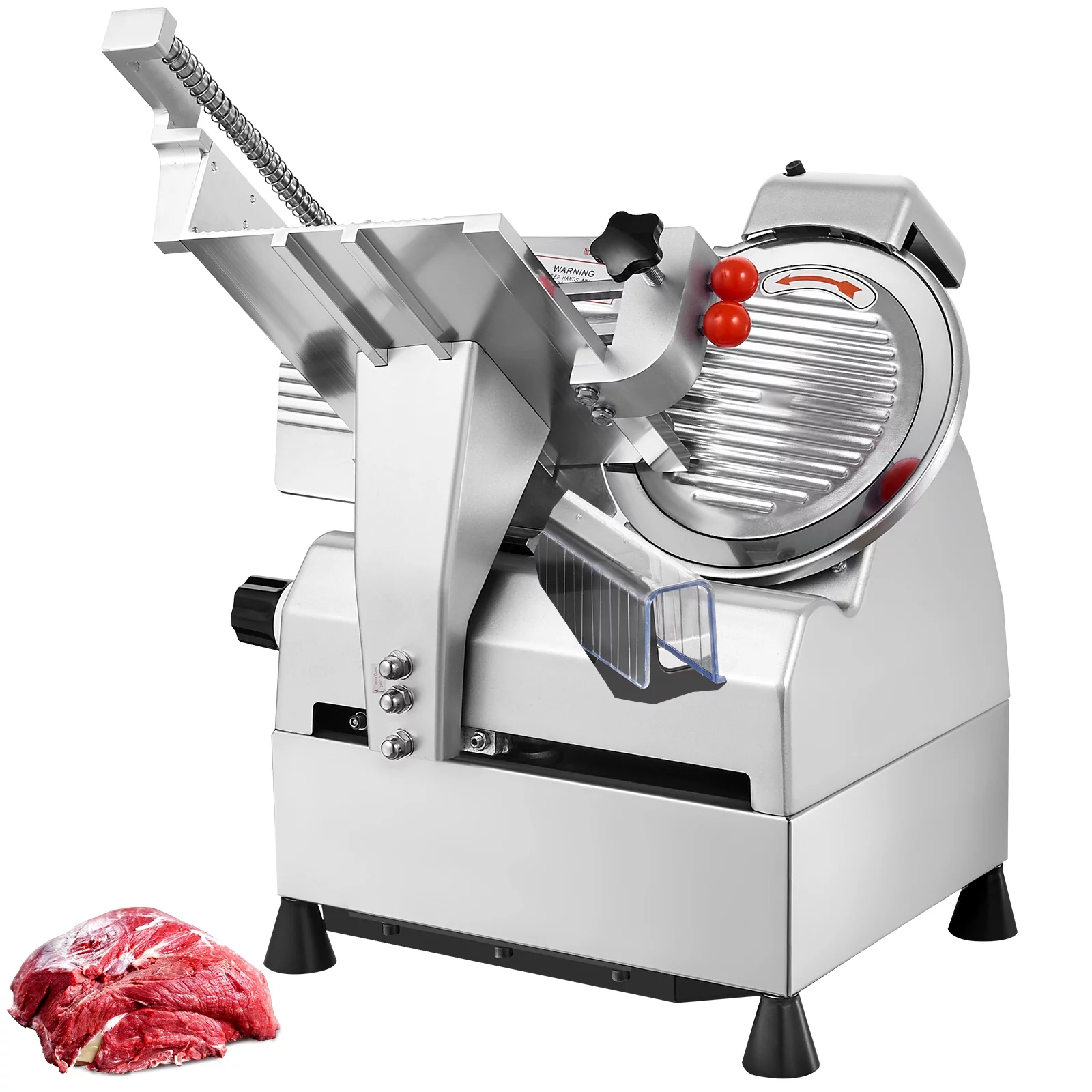 BENTISM Automatic Meat Slicer, 540W Deli Slicer with Two 10