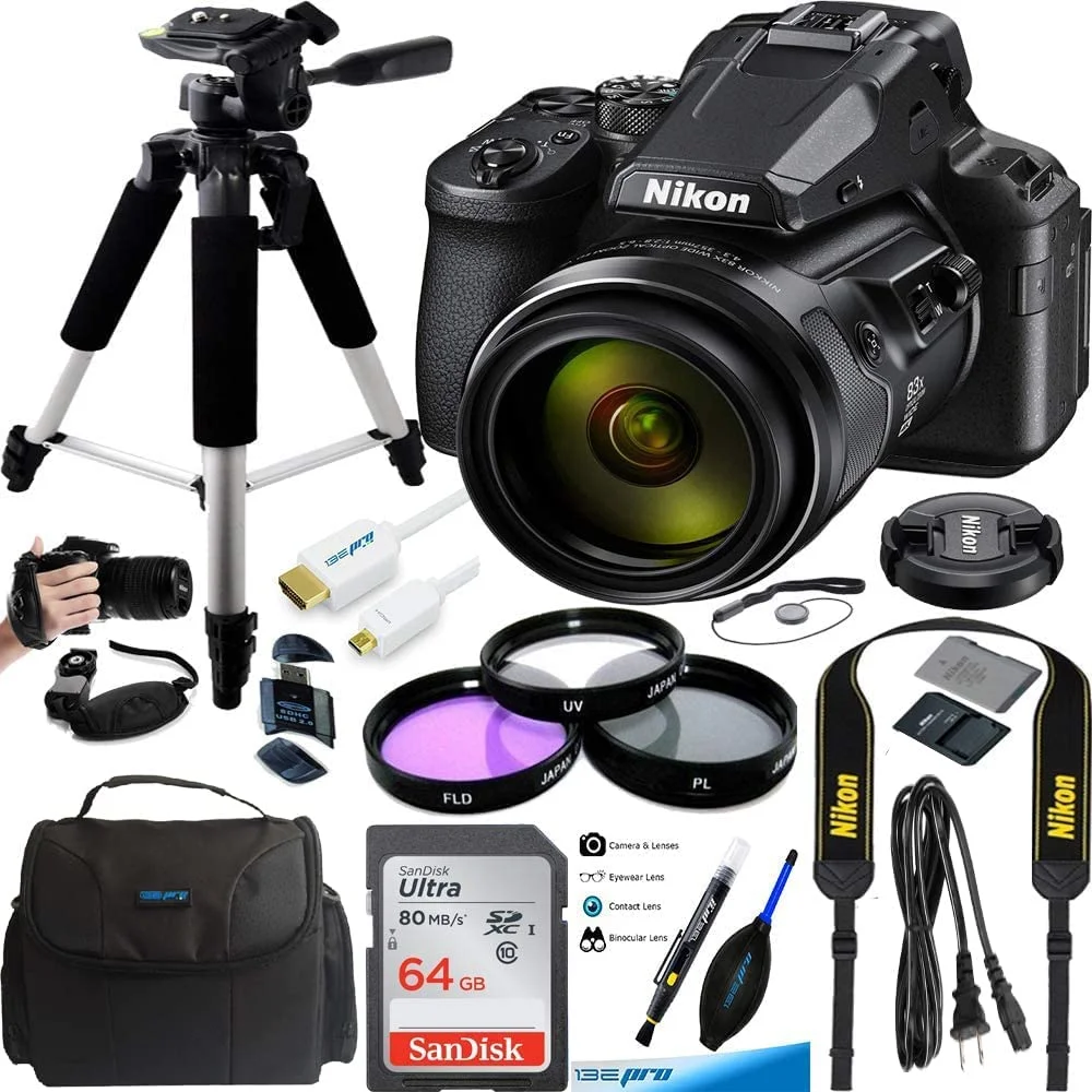 Nikon COOLPIX P950 Compact Digital Camera with 83x Optical Zoom Super Telephoto Lens + Expo Premium Accessories Bundle