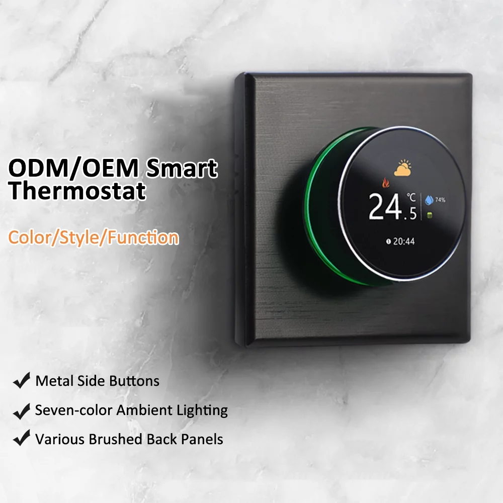Dcenta WiFi Smart Thermostat, Color Screen, Rotary Control, Backlight, Temperature/Sensor/Time Calibration Adjustment