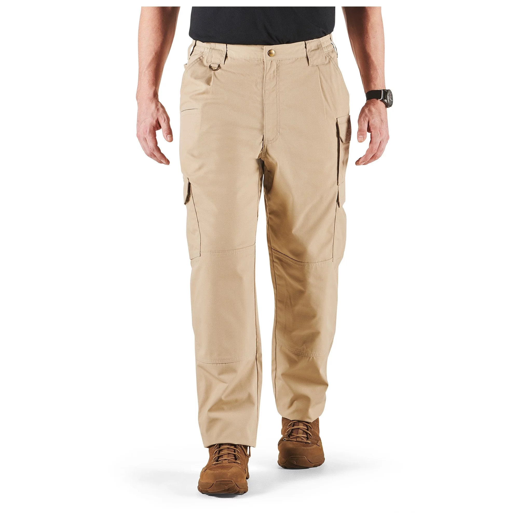 5.11 Work Gear Men's Taclite Pro Performance Pants, Cargo Pockets, Action Waistband, TDU Khaki, 36W x 32L, Style 74273