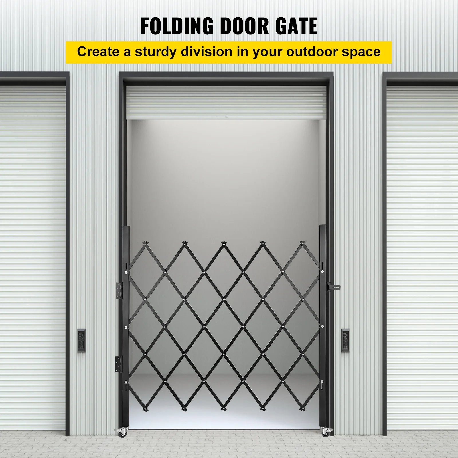 VEVOR Single Folding Security Gate, 48