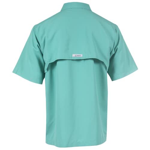 HABIT Men’s Fourche Mountain Short Sleeve River Guide Fishing Shirt - UPF 40+ UV Protection