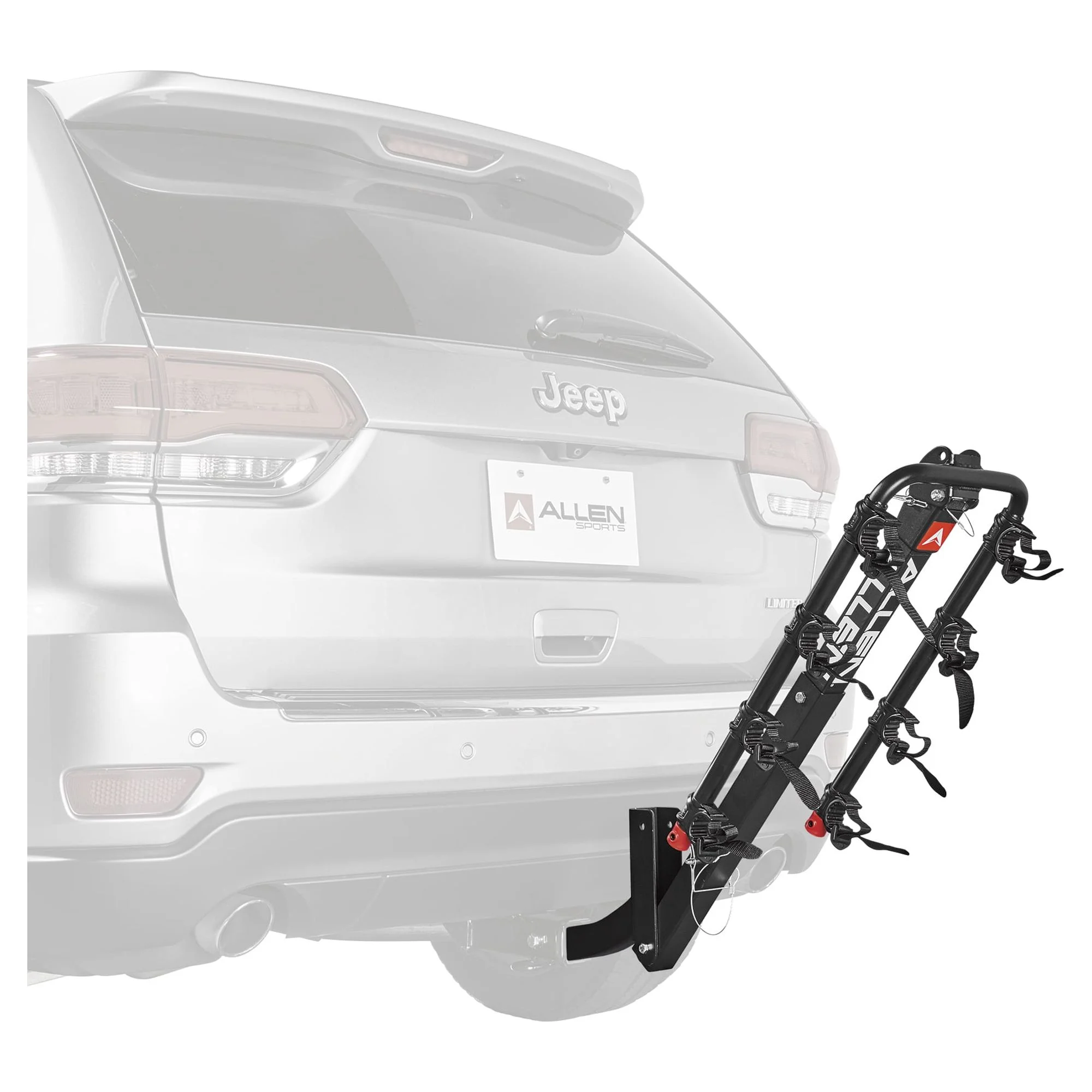 Allen Sports Deluxe 4-Bicycle Hitch Mounted Bike Rack Carrier, 542RR