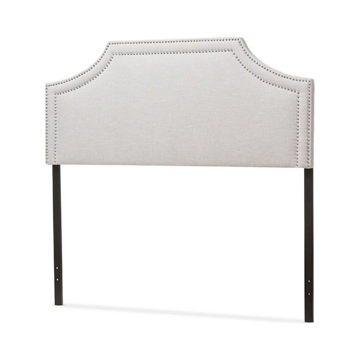 Baxton Studio Avignon Modern and Contemporary Grayish Beige Fabric Upholstered Full Size Headboard,Wholesale Interiors