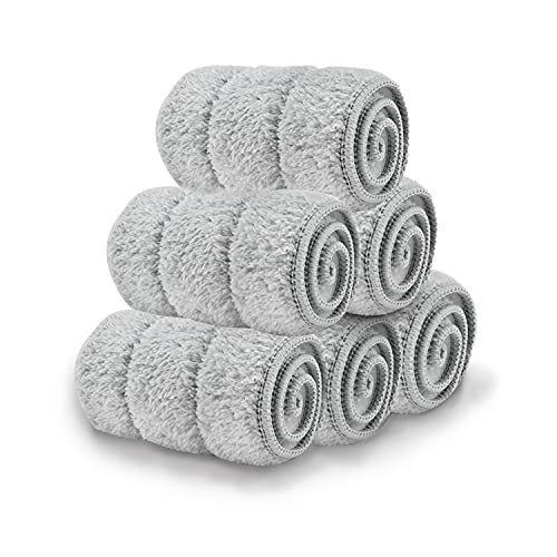 Microfiber Mop 18 in Large Flat Mops for Floor Cleaning with 4 Premium Pads Hardwood for Cleaning Wet Mop