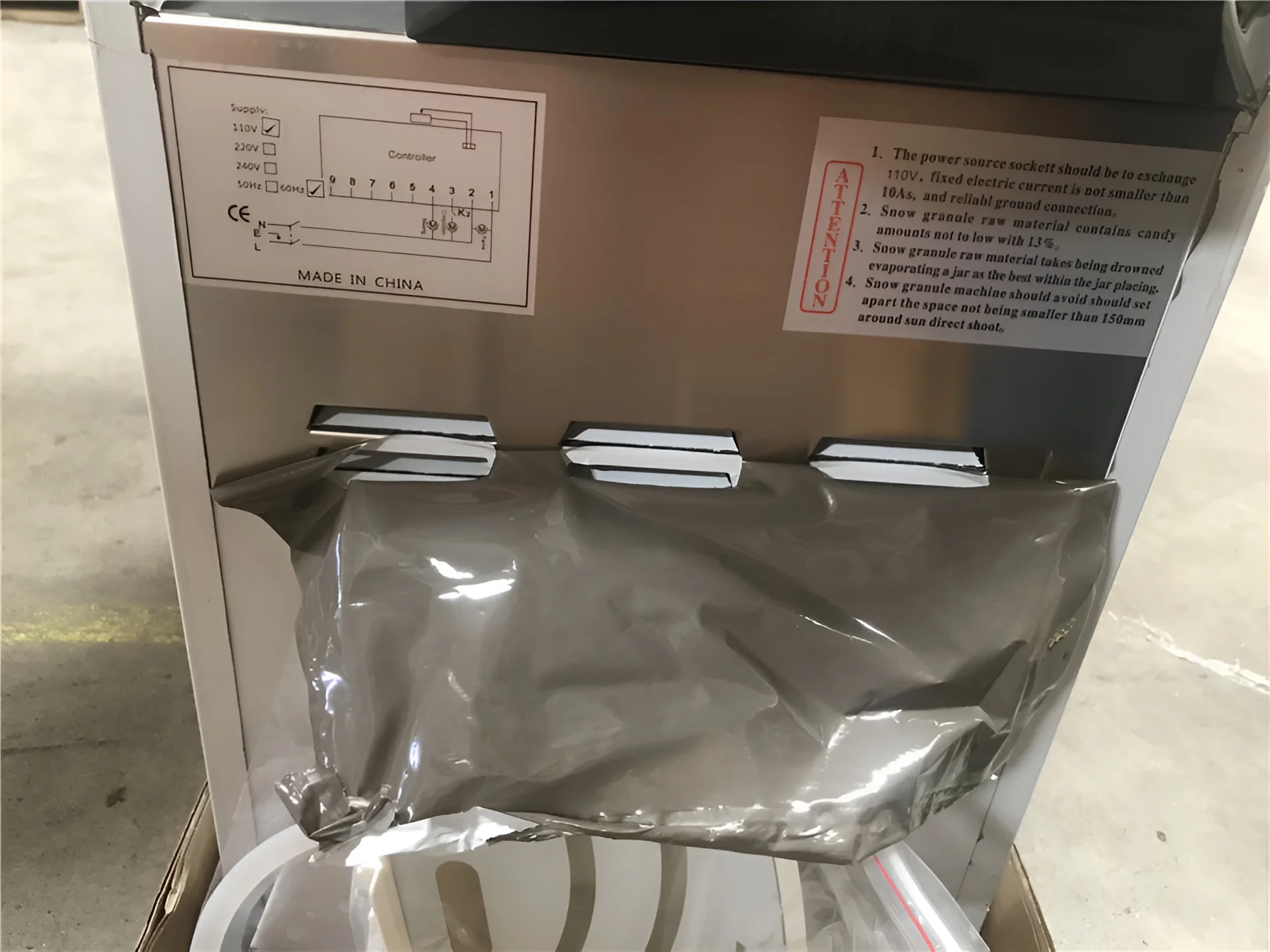 Commercial Slush Machine, 10L Stainless Steel Margarita Slushie Maker, Slush Frozen Drink Maker, Clearance 10L 1 tank