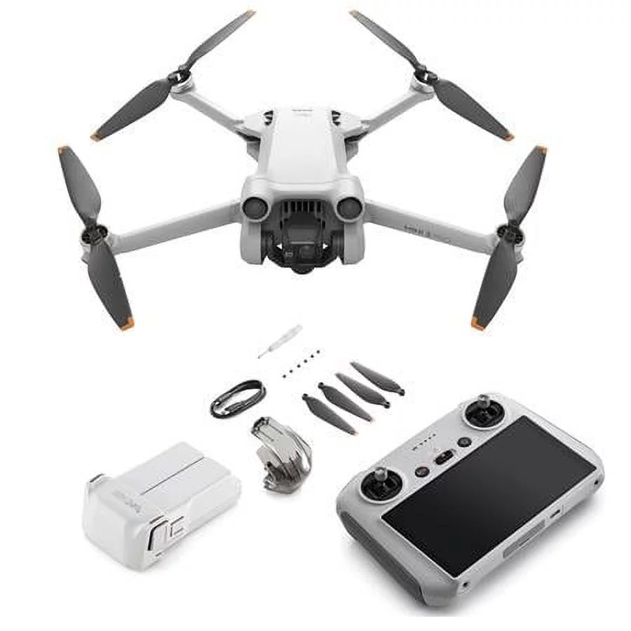 Mini 3 Pro Drone with RC Remote Controller with 2453mAh Intelligent Flight Battery (34-Min Max Flying Time)