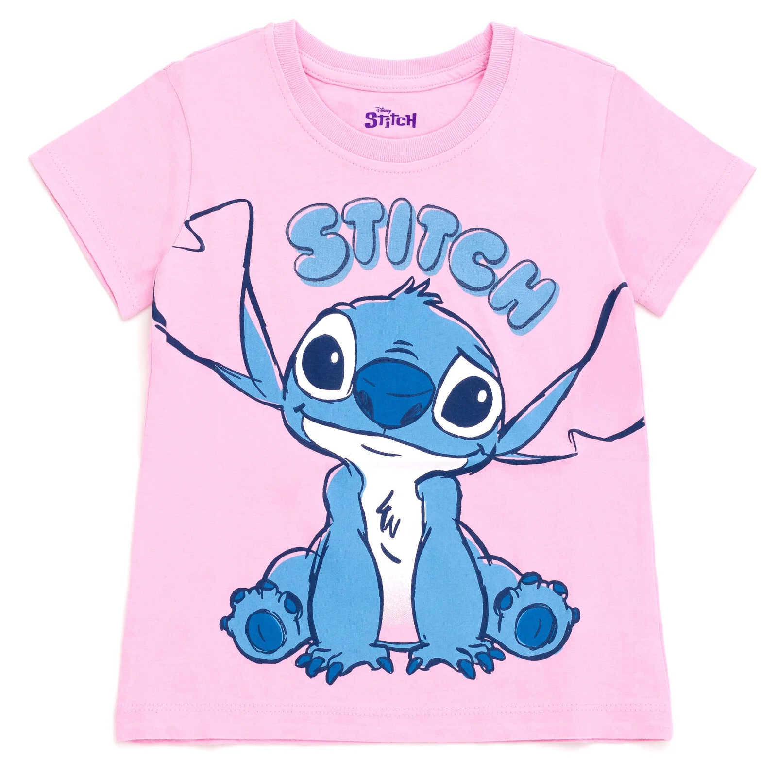 Disney Lilo & Stitch Big Girls T-Shirt and Bike Shorts Outfit Set Little Kid to Big Kid