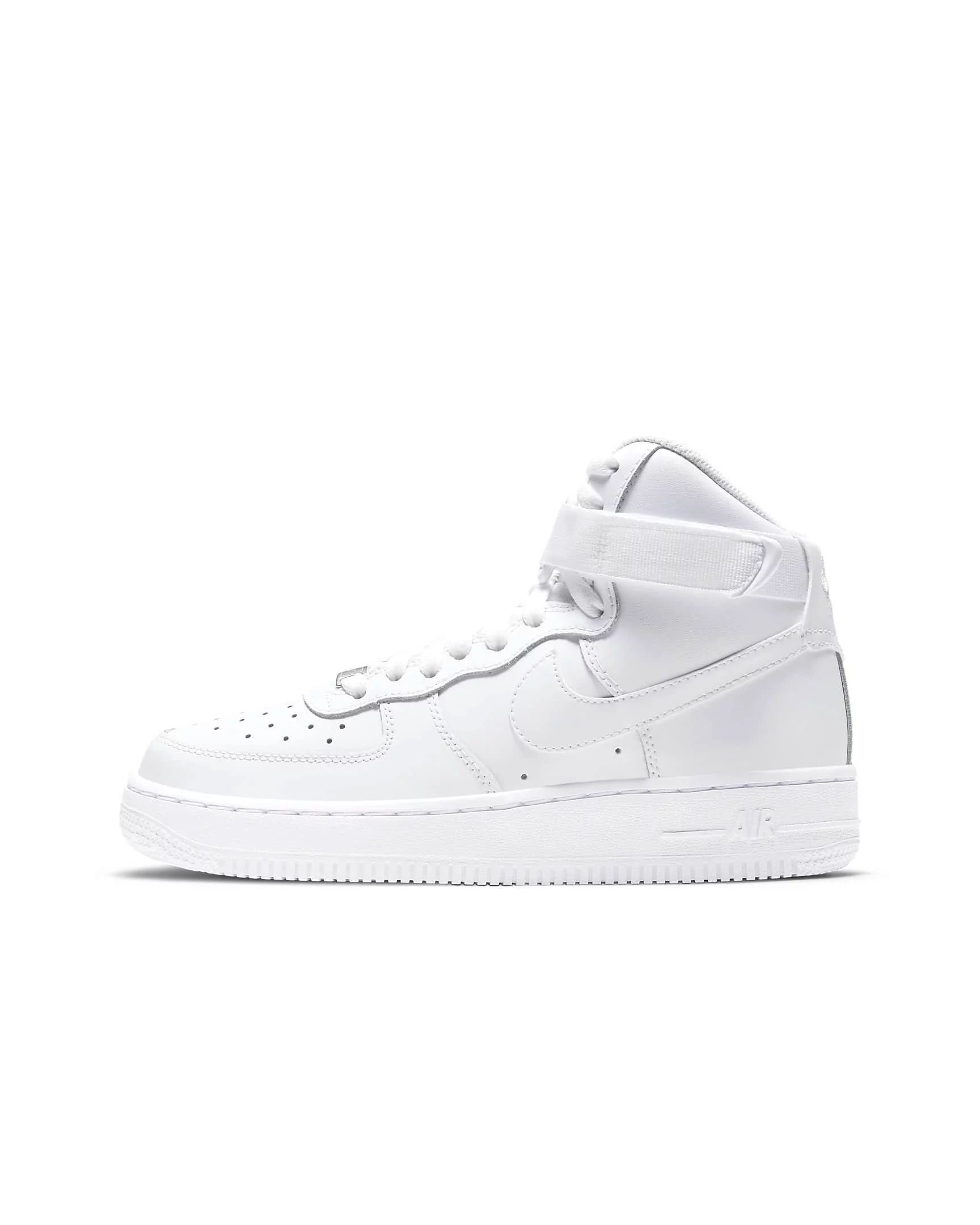 Big Kid's Nike Air Force 1 High LE White/White (DH2943 111) - 7