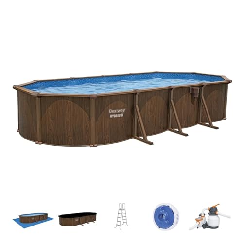 Bestway Hydrium Steel Wall Above Ground Swimming Pool Set
