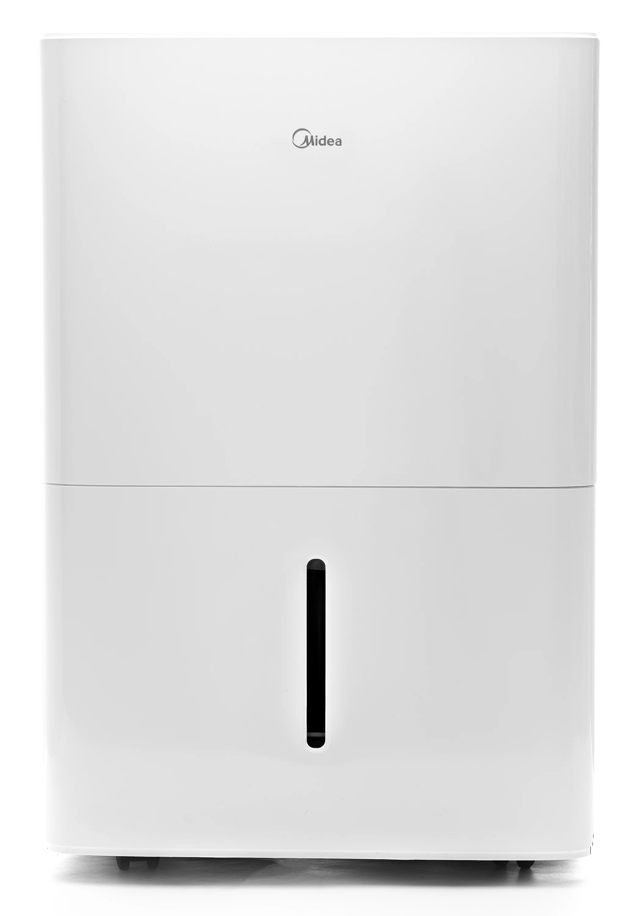 Midea 50-Pint EnergyStar Smart Dehumidifier for Wet Rooms with Pump, White, MAD50PS1WS-E