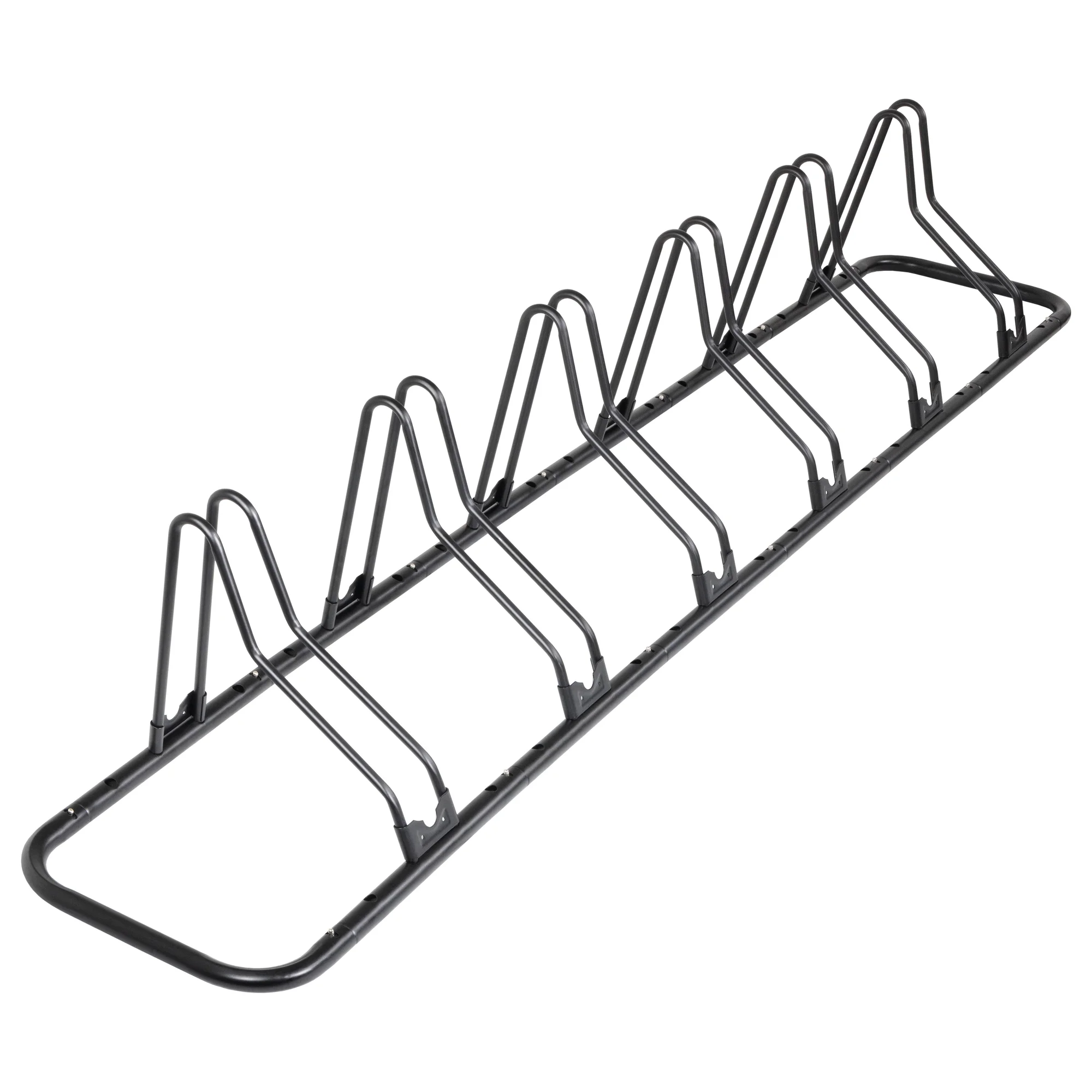 CD 6 Bikes Floor Type Parking Rack Stand For MTB Road Bike Indoor Garage Storage