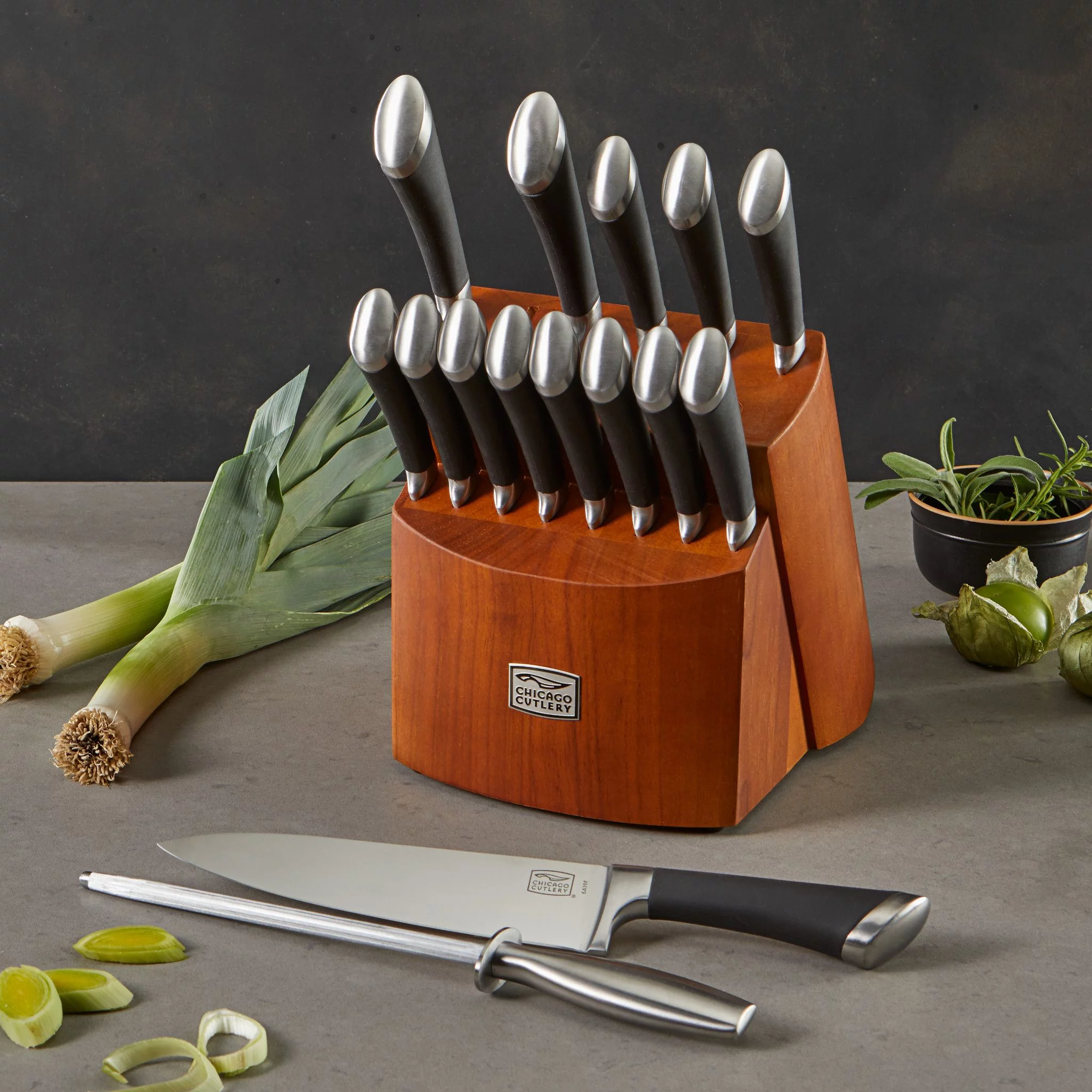 Chicago Cutlery Fusion 17-piece Block Set