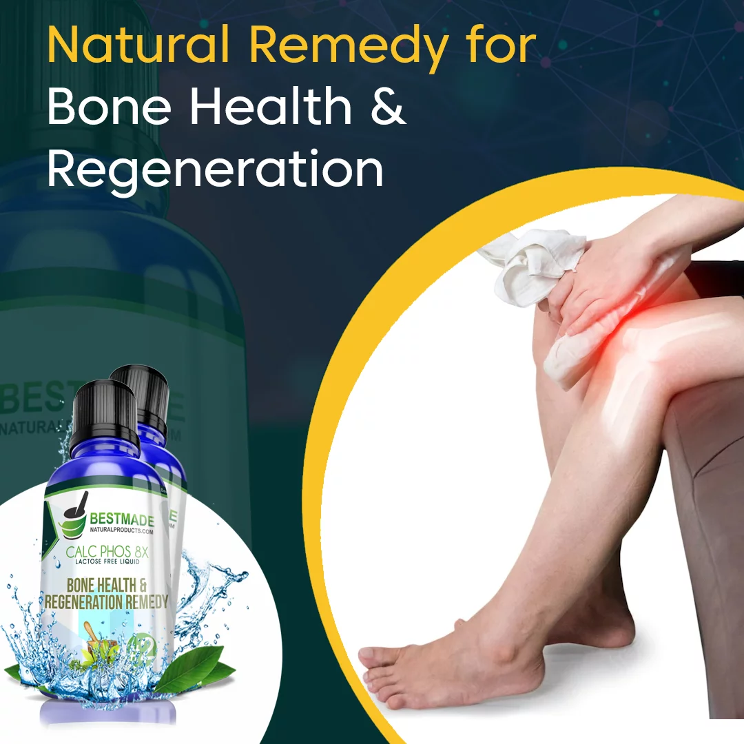 Lactose Free Liquid Calcarea Phosphorica 8x Bone Health Supplement - Bestmade Natural Products