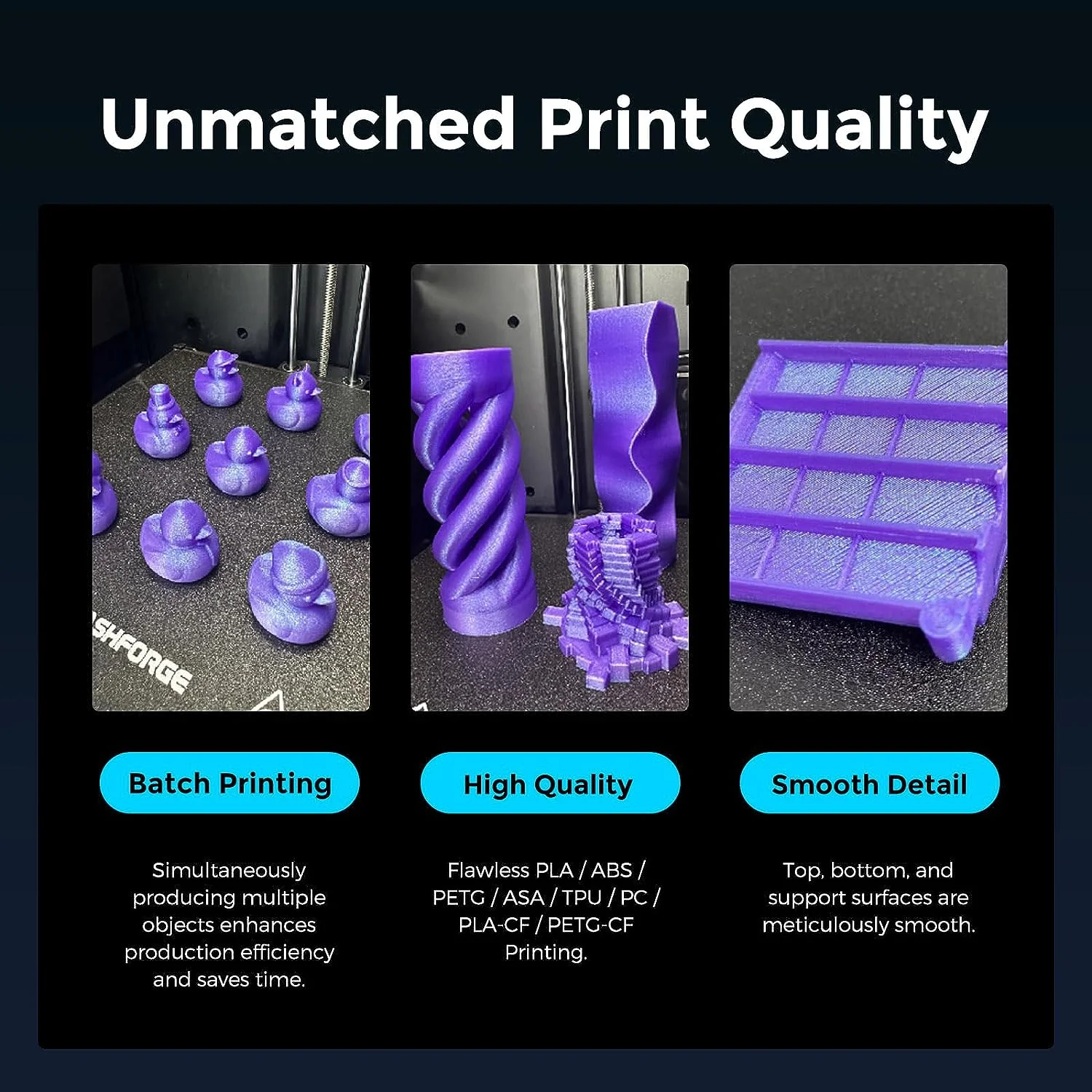 Flashforge Adventurer 5M Pro High Speed 3D Printer with Enclosed Chamber, 8.7 x 8.7 x 8.7''