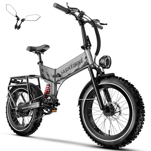 1500W Folding Electric Bike for Adults Full Suspension,52v 20AH Electric Dirt Bike with 20