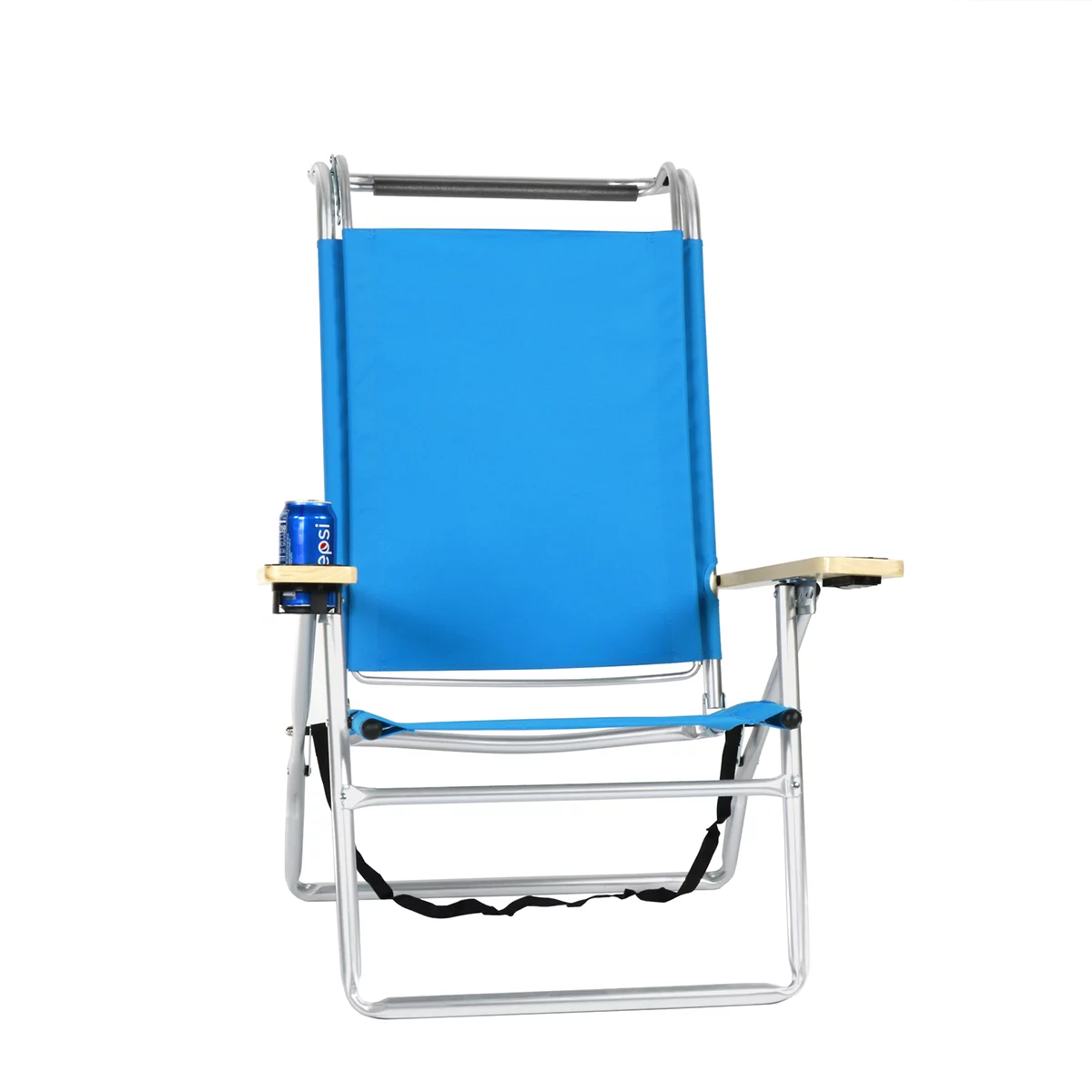 4 Position Portable Folding Beach Chair with Canopy