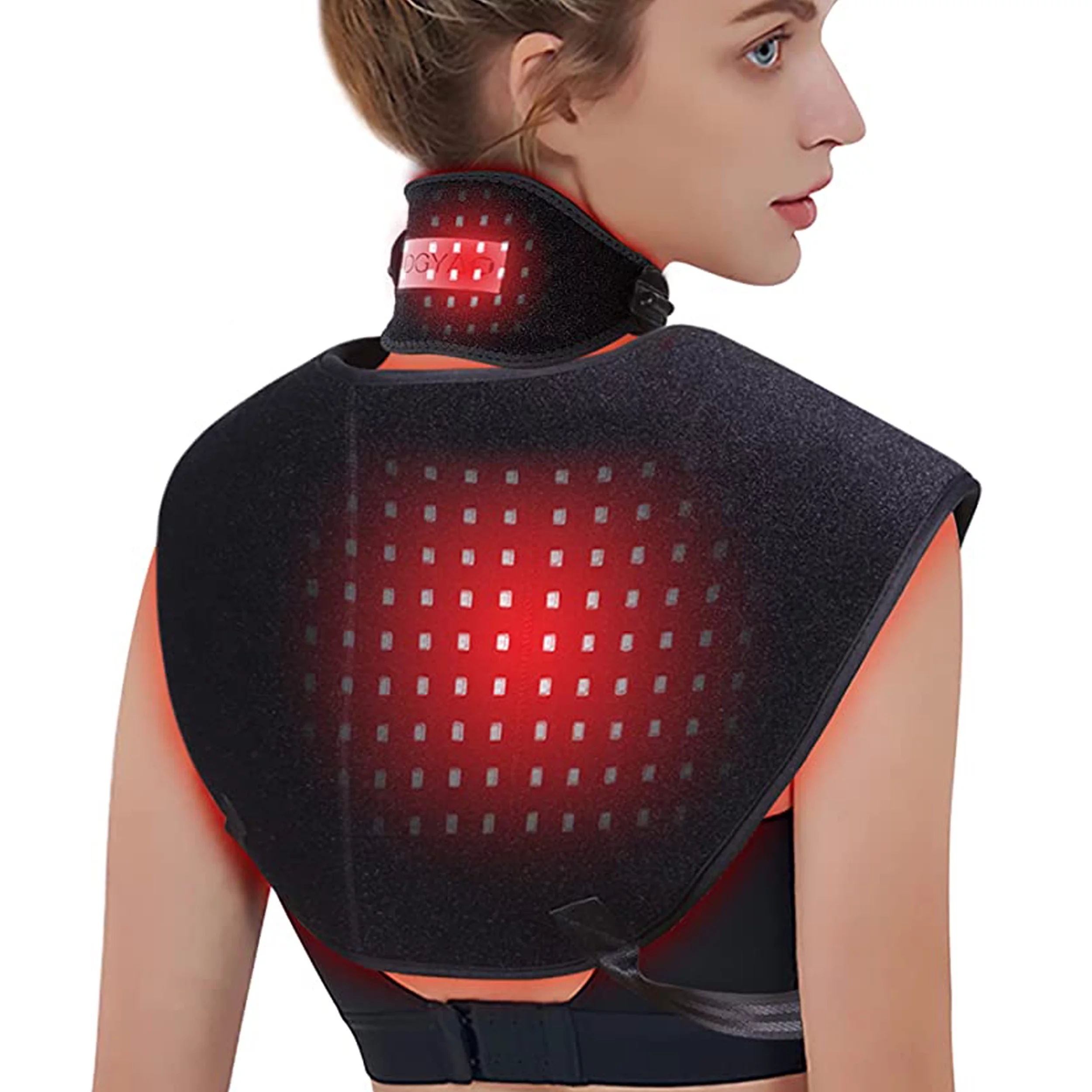 DGYAO Red Light Therap-y Wrap Device 880NM Infrared LED Light Therap-y for Body Shoulder Neck