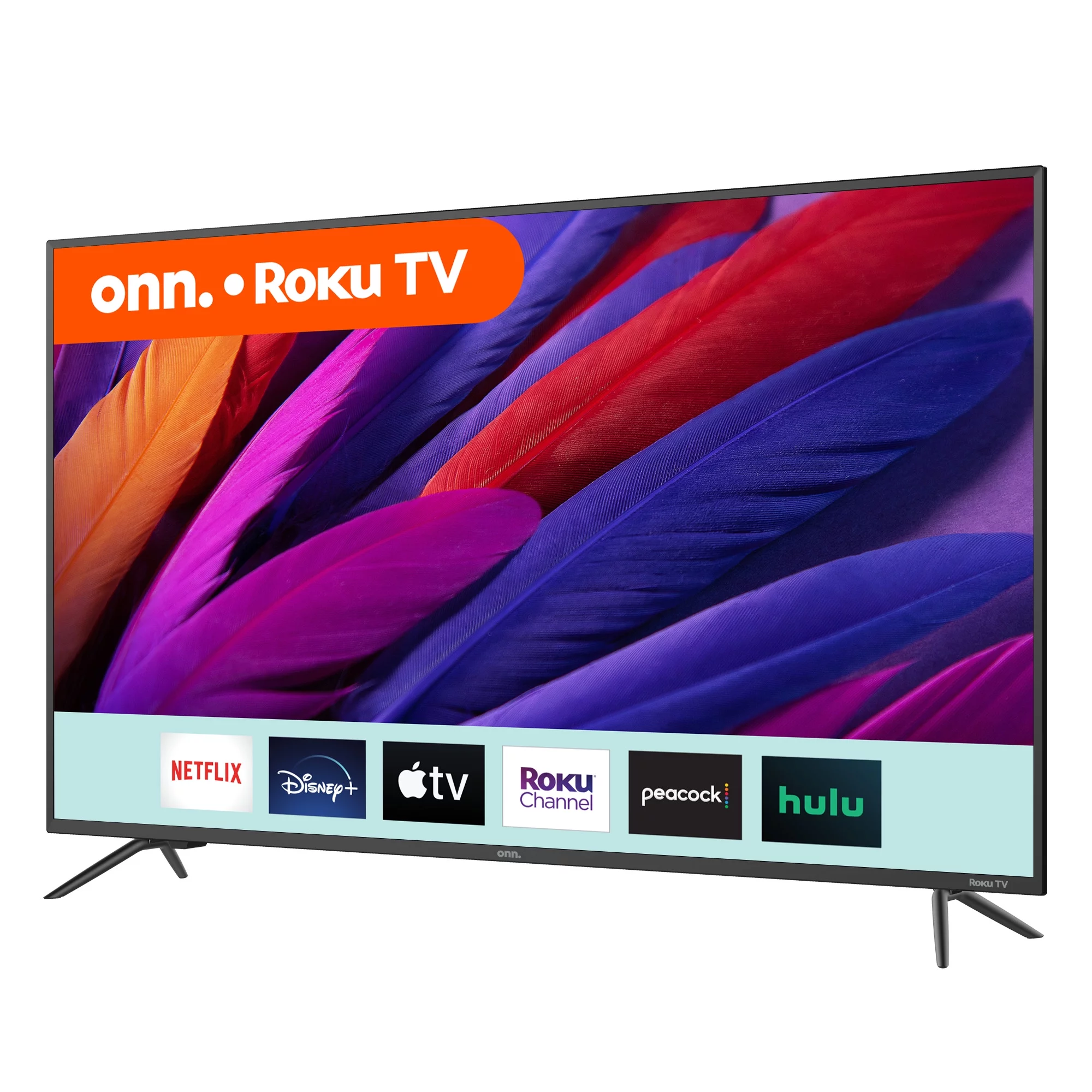 onn. 50” Class 4K UHD (2160P) LED Roku Smart TV HDR (100133204)