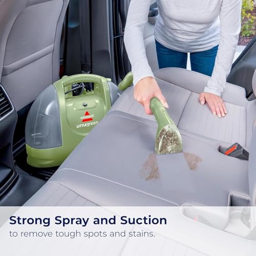 Bissell Little Green Pet Deluxe Portable Carpet Cleaner and Car/Auto Detailer, 3353, Gray/Blue