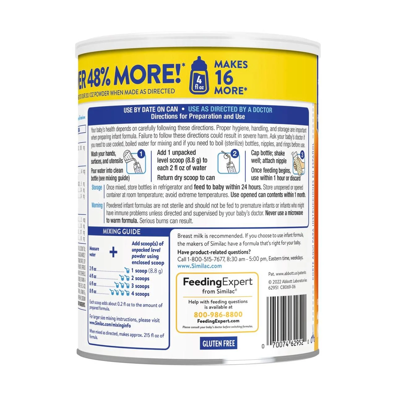 Similac Sensitive Powder Baby Formula, 29.8-oz Can