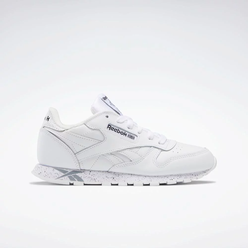 Reebok Footwear  Unisex' Cl Lthr Reebok Classics Ftw Kids White , 7 M US