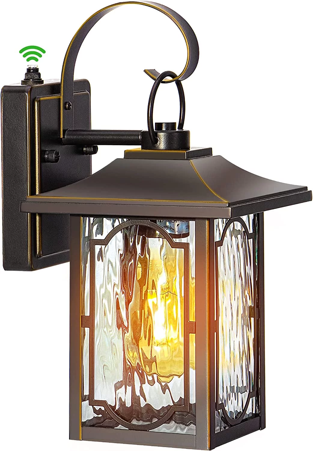 Uamector Outdoor Wall Lanterns, Motion Sensor Wall Lights, Anti-Rust Waterproof Wall Lanterns for Doorway, Garage, Garden