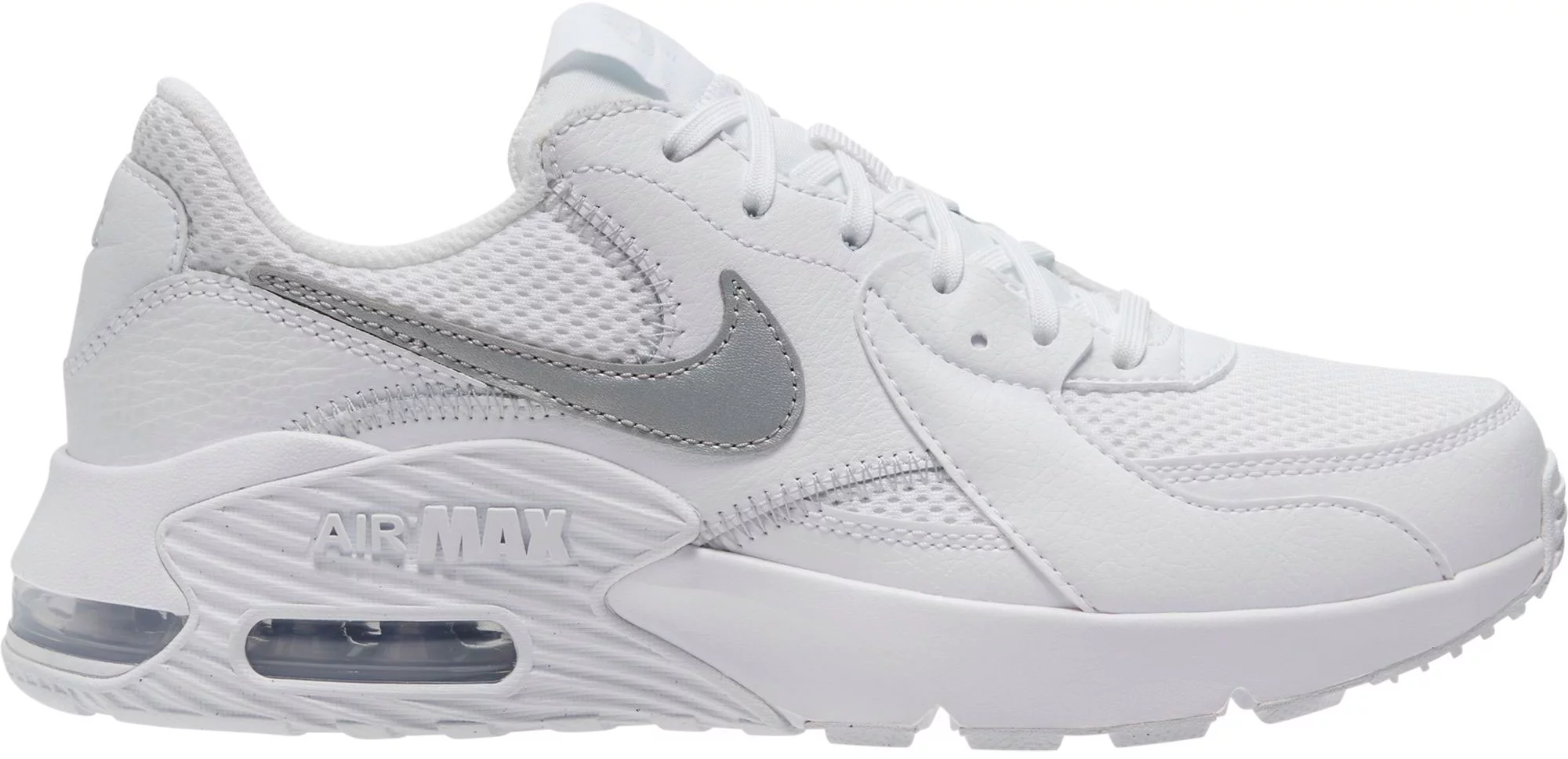 Women's Nike Air Max Excee White/Mtlc Platinum (CD5432 114) - 6